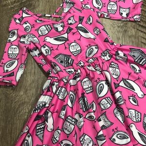 Dot Dot Smile Ballerina Bird Print Dress